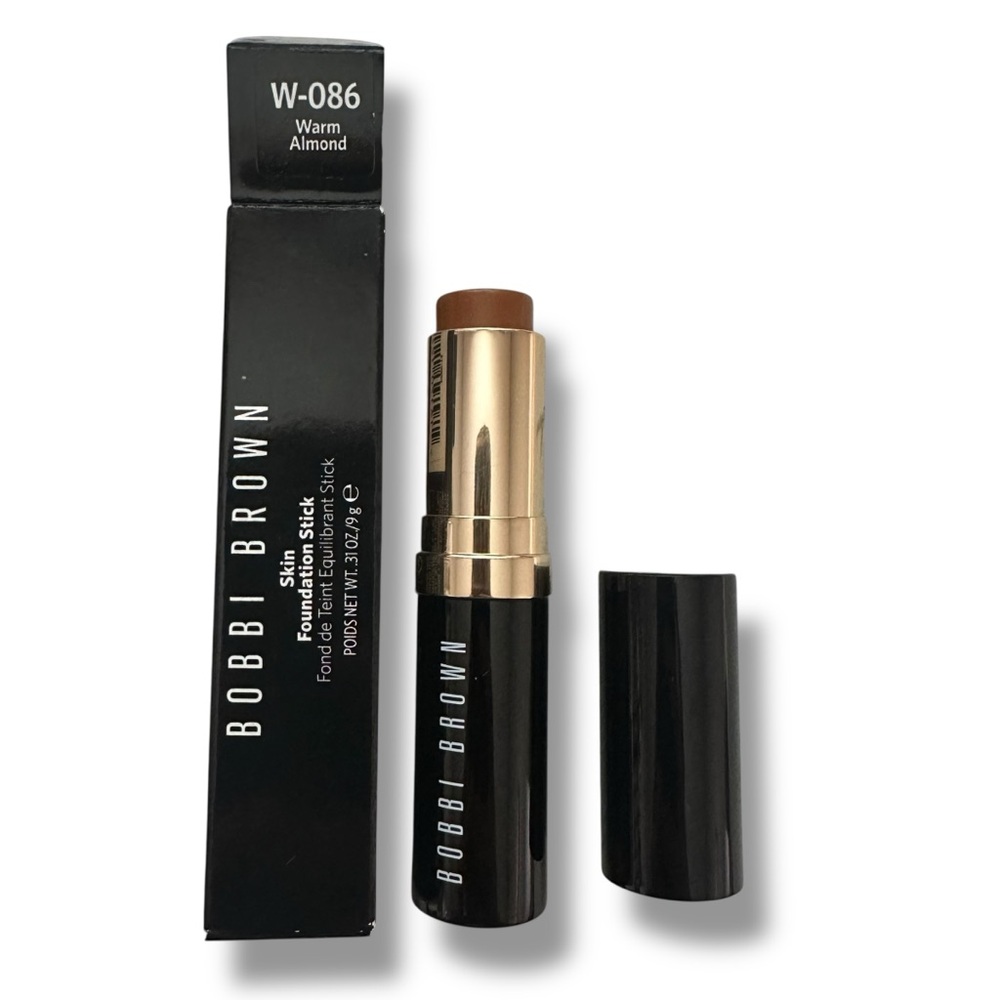 Bobbi Brown Skin Foundation Stick Warm Almond w-056 Full Size 0.31oz/9g，NIB